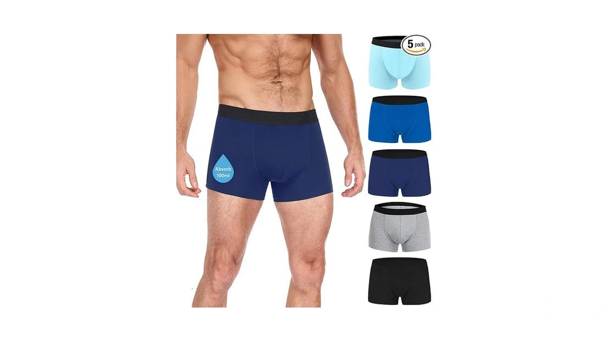 Citurlan Incontinence Underwear For Men - 100ml Absorbency | Leakproof