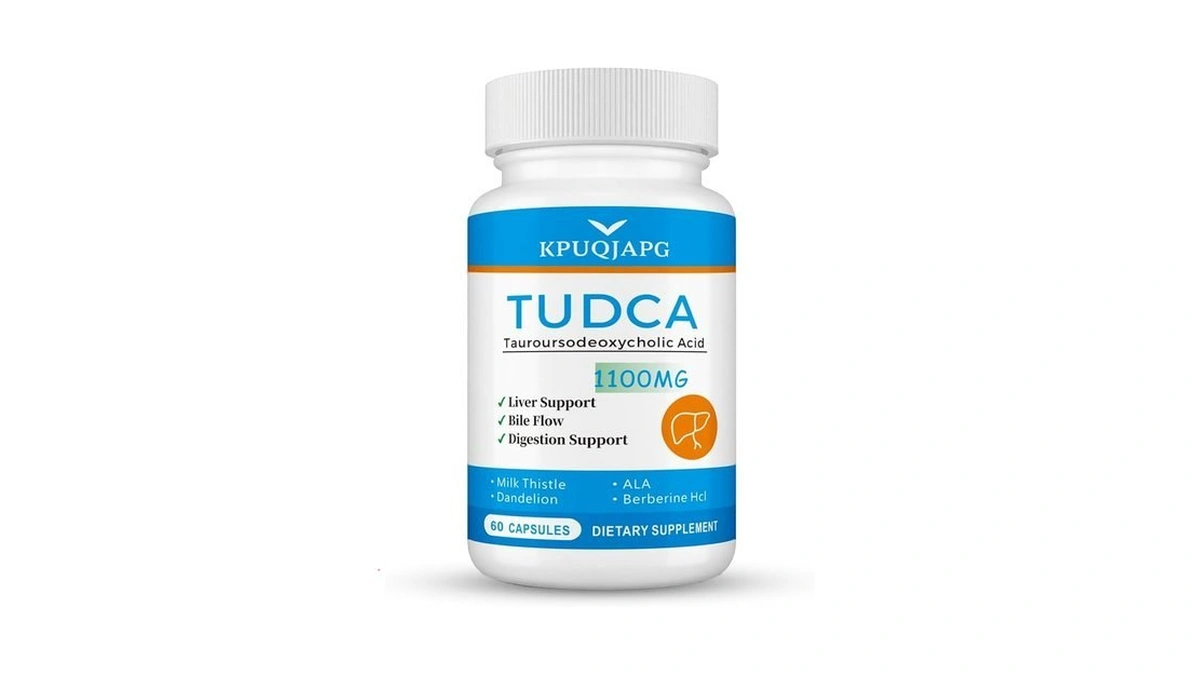 Kpuqjapg Tudca Supplement 1100mg Liver Detox & Cleanse 60 Capsules