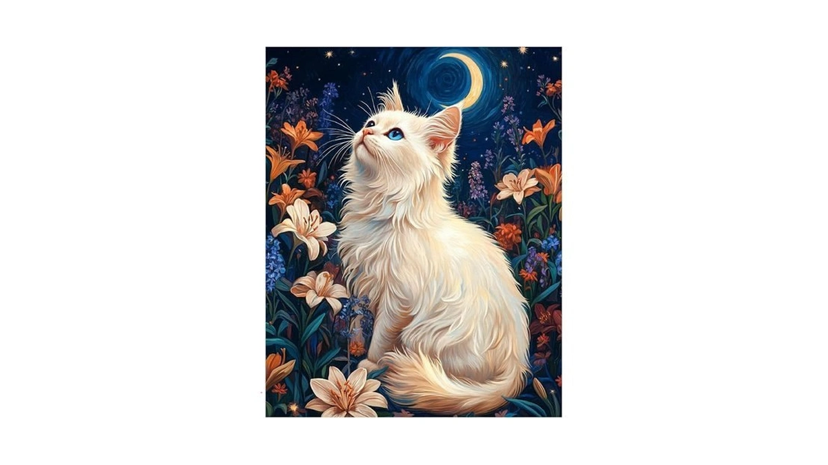 Xtcixal Cat Paint By Numbers, Paint By Numbers Kit For
