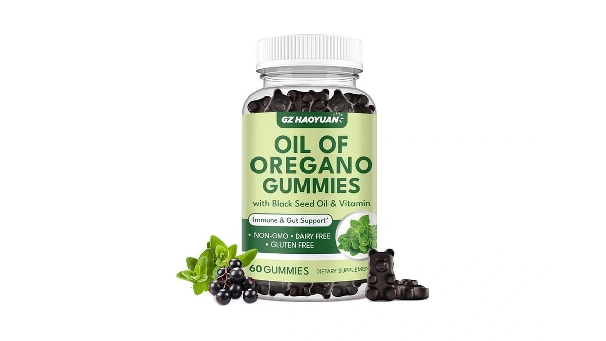 Gz Haoyuan Oil Of Oregano Gummies With Black Seed Oil