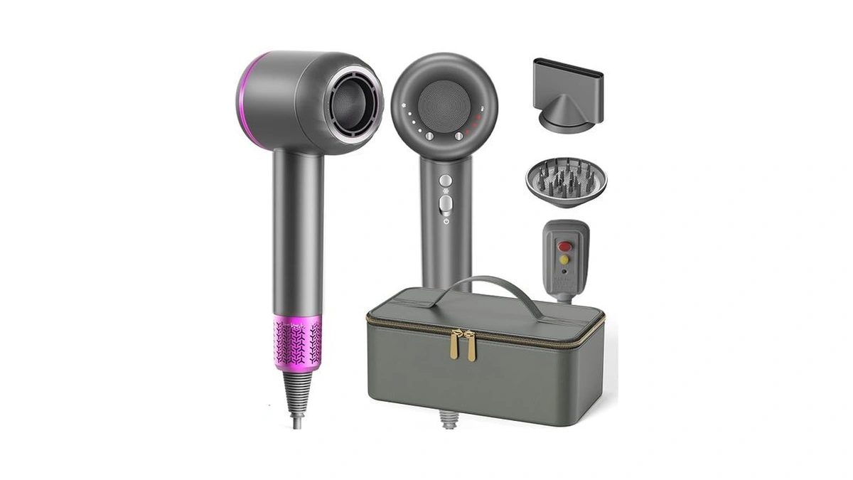 Nutromo Hair Dryer With Carry Case, 3 Min Fast Drying-160000
