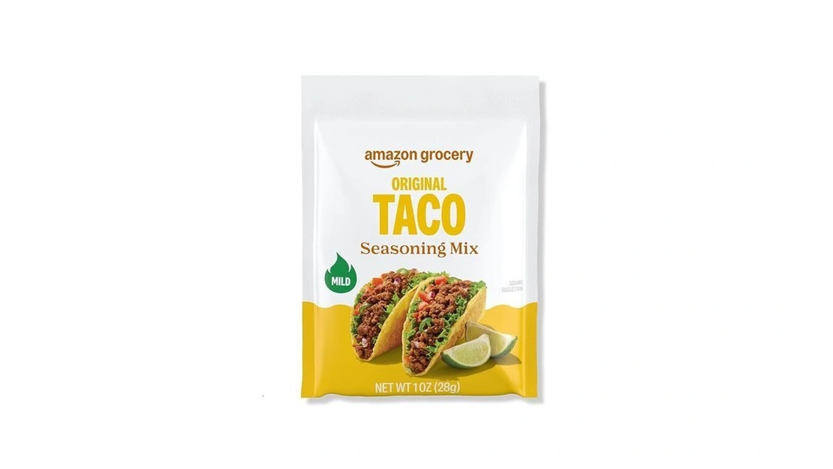 Amazon Grocery, Taco Seasoning Mix, Mild Heat, 1 Oz