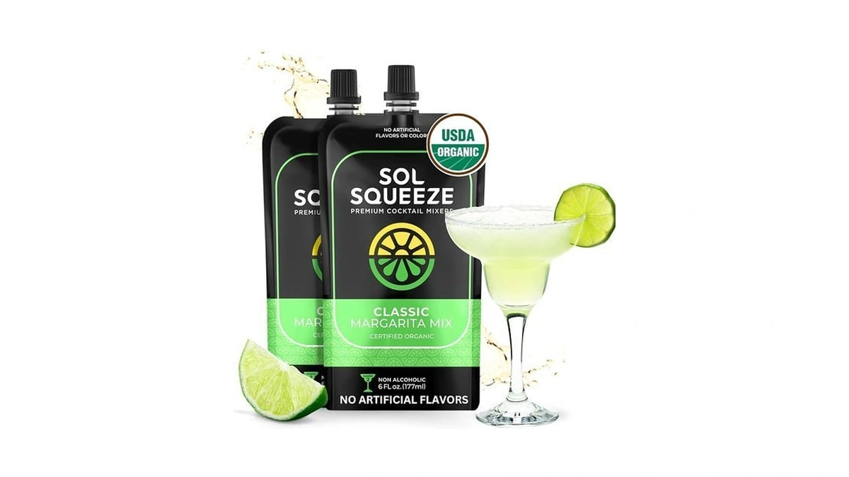 Organic Margarita Mix Cocktail & Mocktail Drink Mixers Natural Flavor