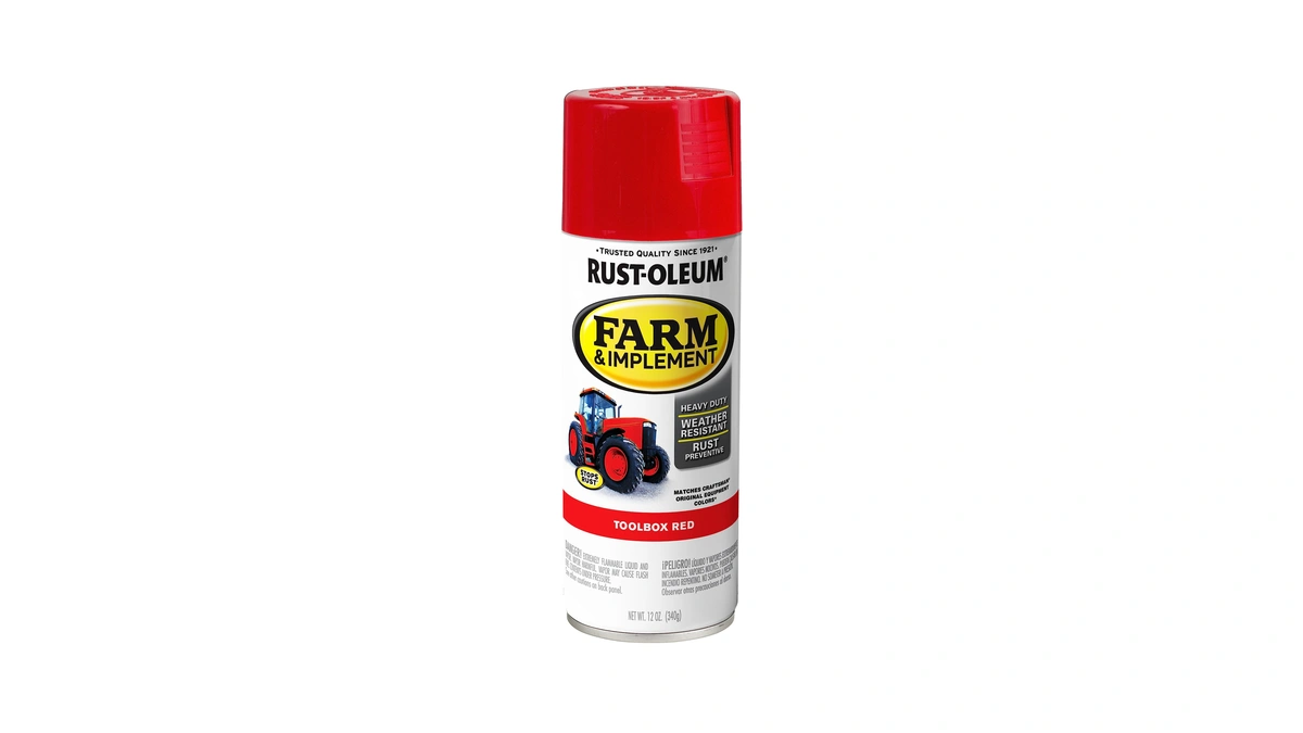 Rust-oleum 350444 Farm & Implement Spray Paint, 12 Oz, Toolbox
