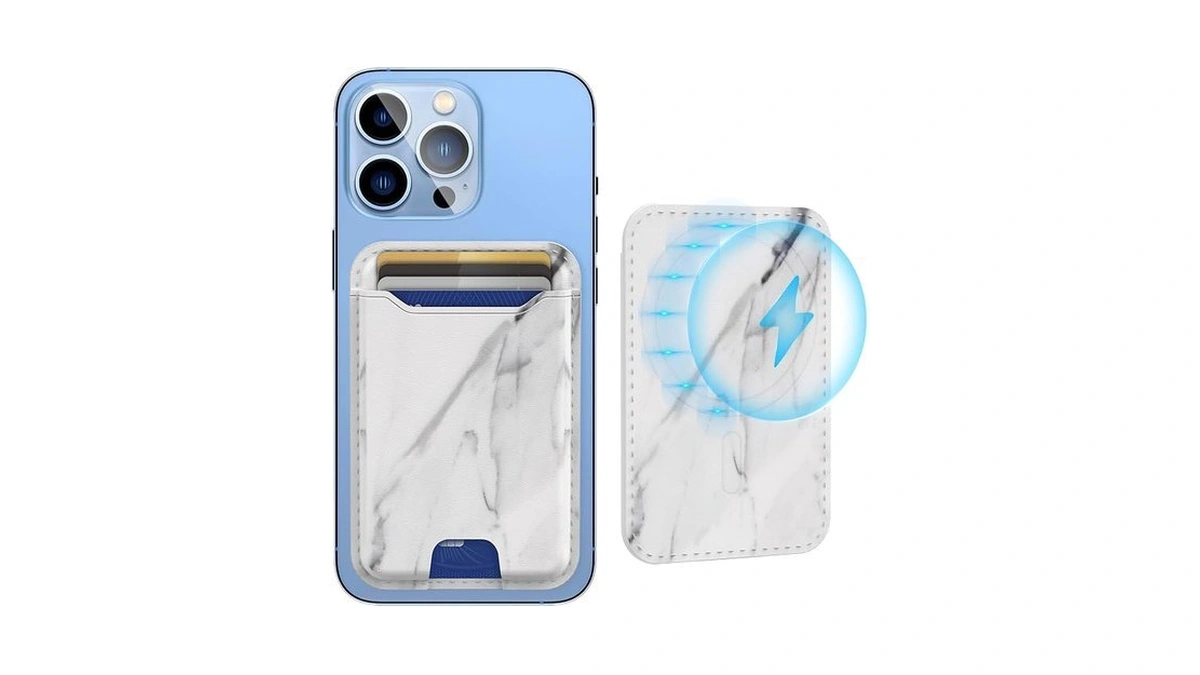 Topmade For Magsafe Wallet, Magnetic Wallet Card Holder For Iphone