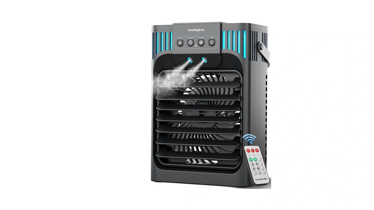 Portable Air Conditioners With Remote Control, Silent With 3 Speeds,