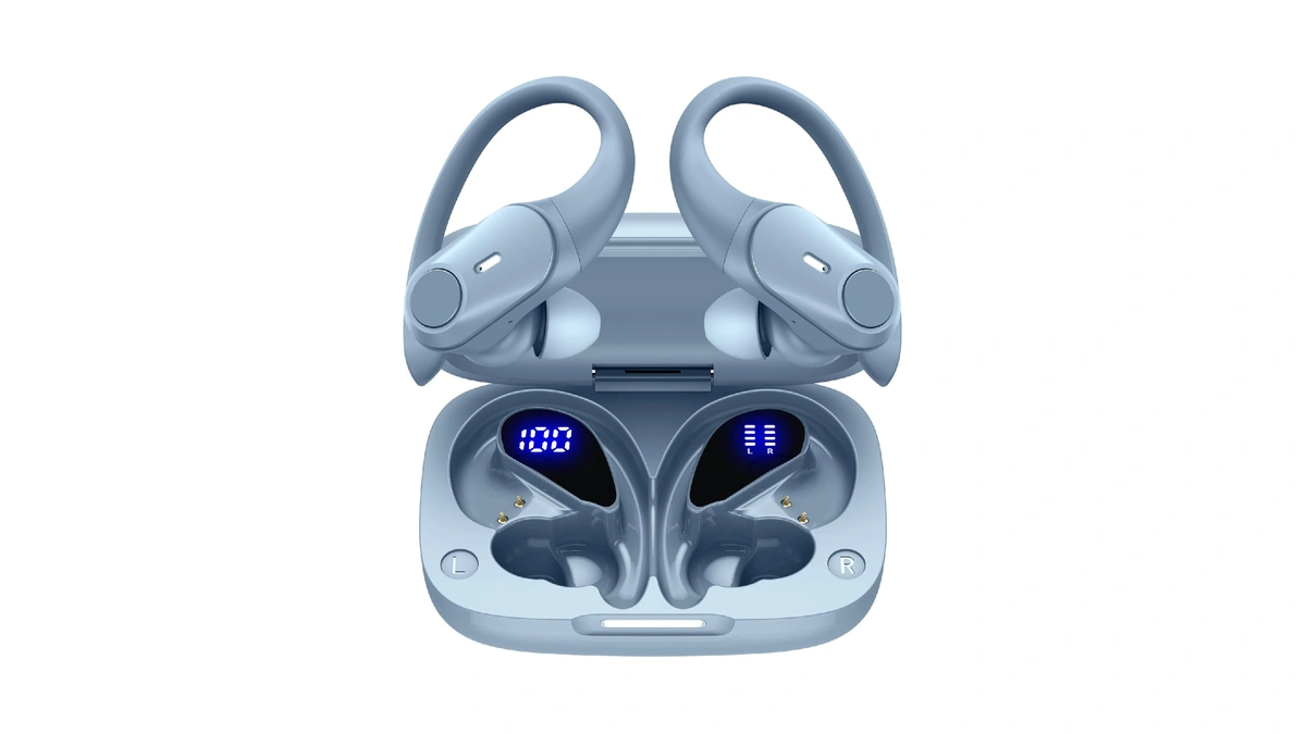 Active Noise Cancelling Ear Buds Wireless Earbuds 80h Playtime Bluetooth
