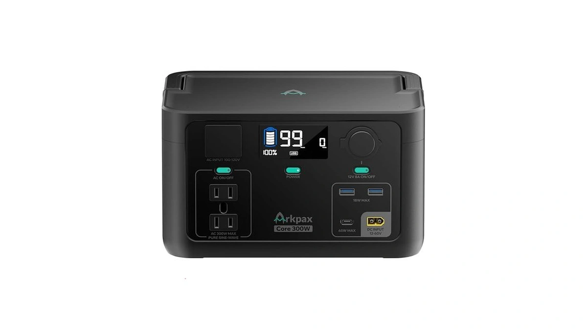 Arkpax Portable Power Station 300w, 600w Peak Backup Lifepo4 Battery