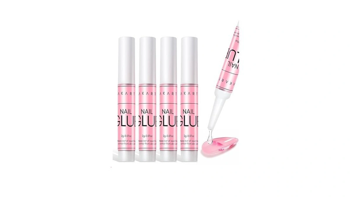 Makartt Nail Glue For Press On Nails, 5-10s Fast Air