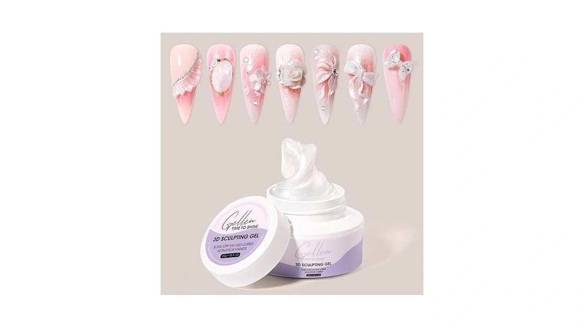 Gellen 30g White Uv Cured 3d Sculpting Nail Gel –