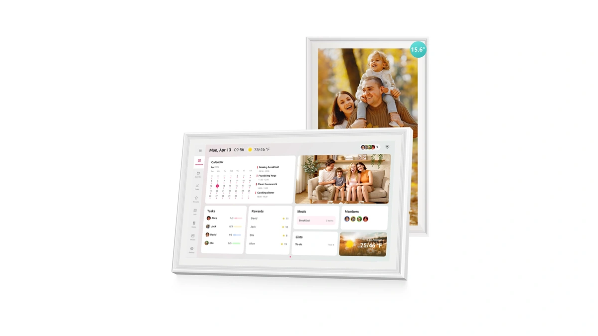 Digital Calendar 15.6 Inch - Smart Chore Chart & Wall