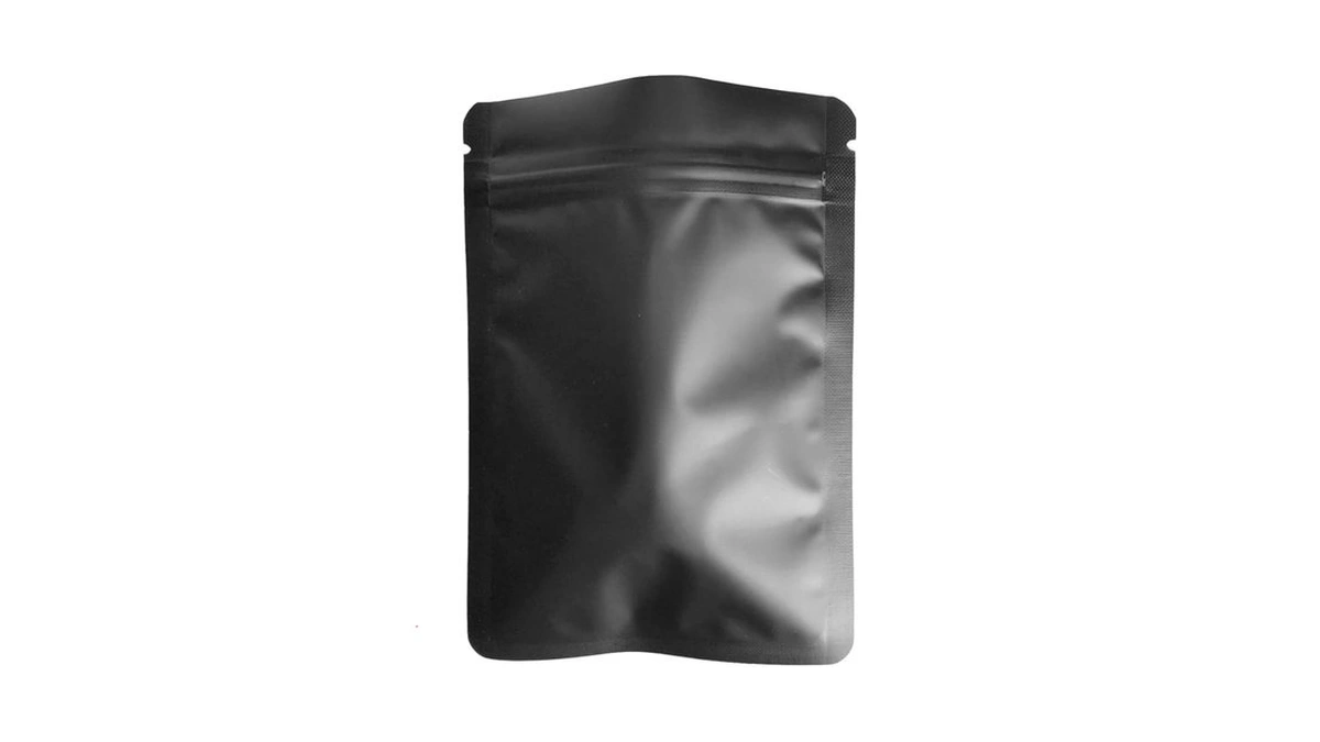 Chamigon 50 Pack Matte Black Mylar Flat Food Storage Bags