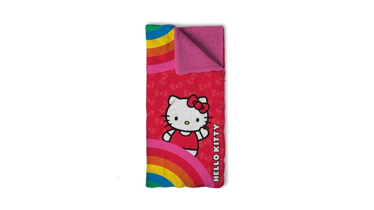 Northwest Sanrio Hello Kitty Pink Pride Slumber Bag, Silk Touch