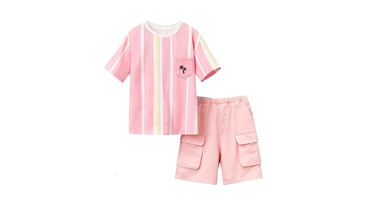 Axumity Tween Boys 6-12 Years Outfit Sets - Short Sleeve