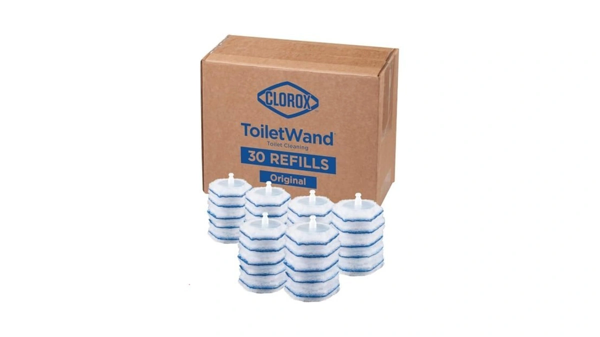 Clorox Toiletwand Disposable Toilet Cleaner Refills, 30 Count, Kills 99.9%