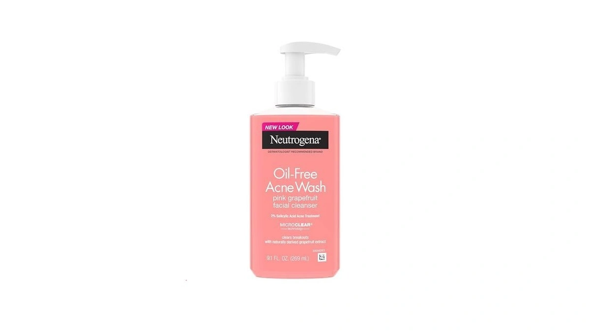 Neutrogena Oil-free Acne Wash Pink Grapefruit Facial Cleanser - With