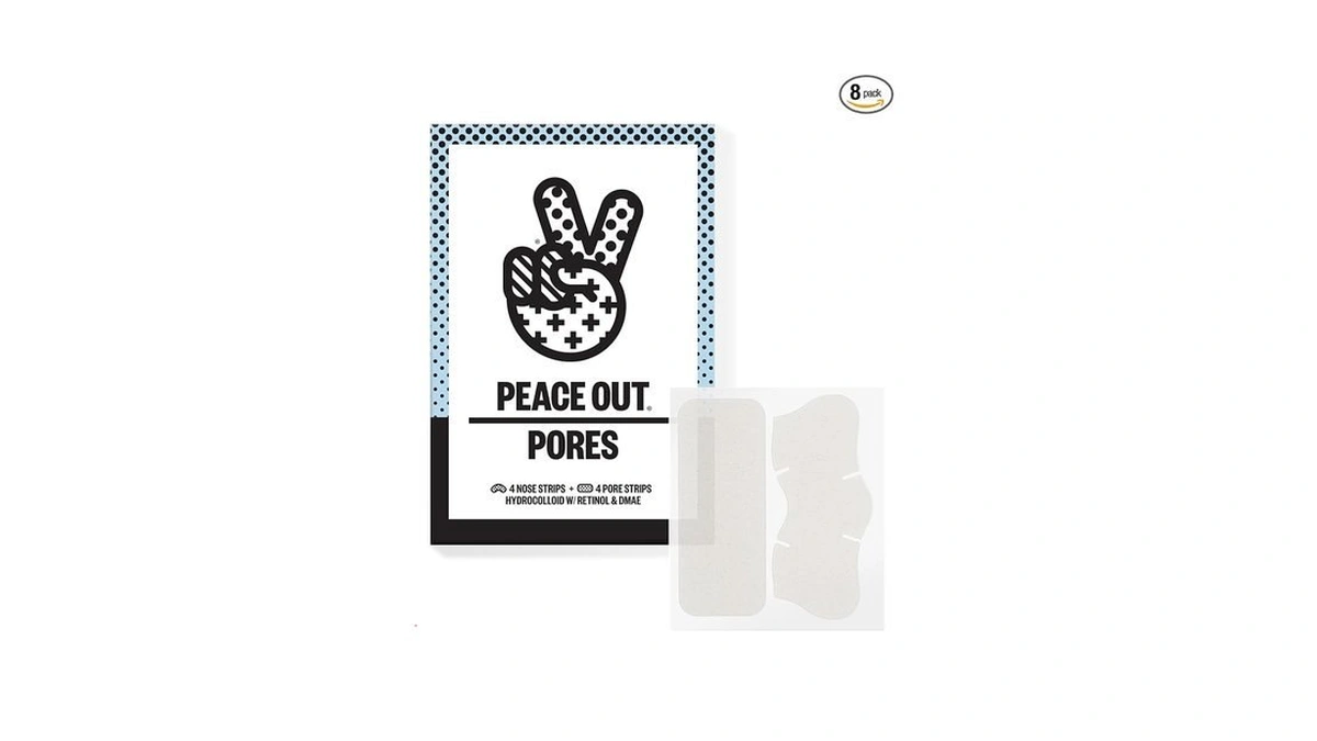 Peace Out Pore Strips For Nose And Face, Oil Absorbing