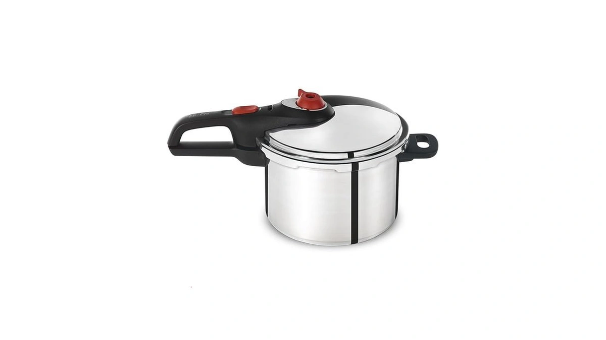 T-fal P2614634 Secure Aluminum Initiatives 12-psi Pressure Cooker Cookware, 6-quart,
