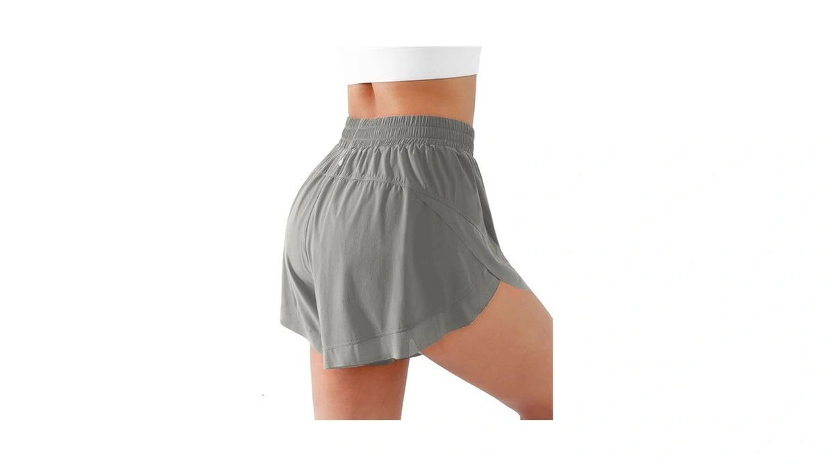 Women's 2 In 1 Flowy Butterfly Shorts 3" High Waisted