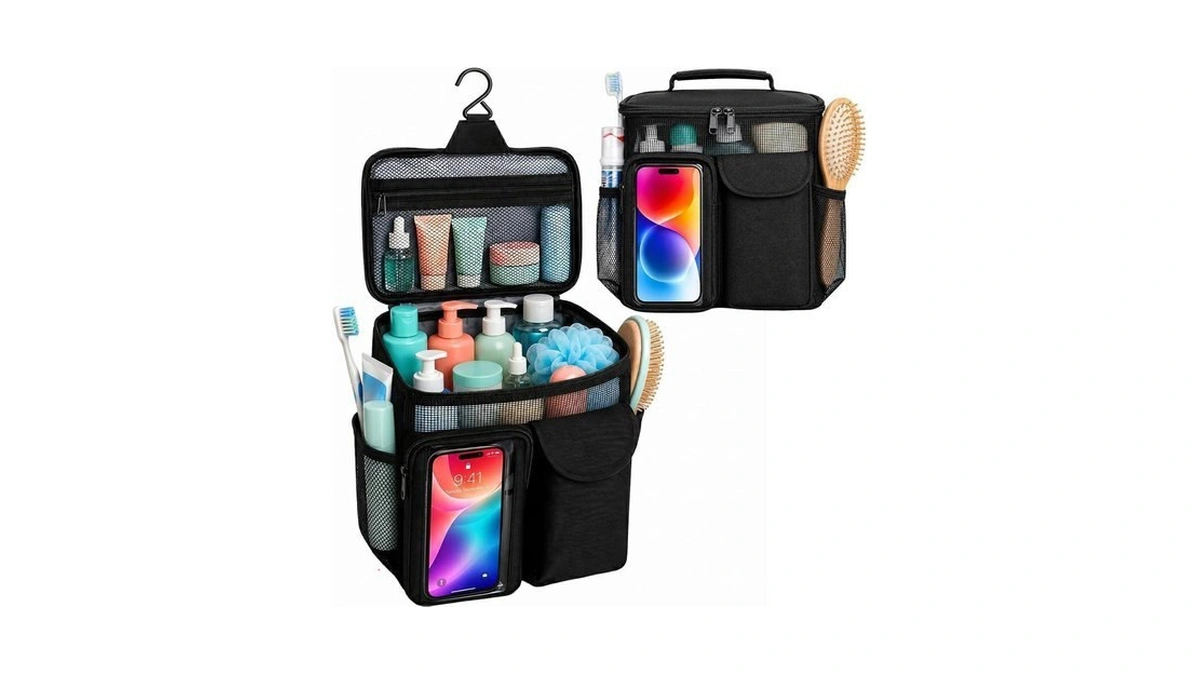 Dorm Room Essentials For Guys Girls, Mesh Shower Caddy Portable,