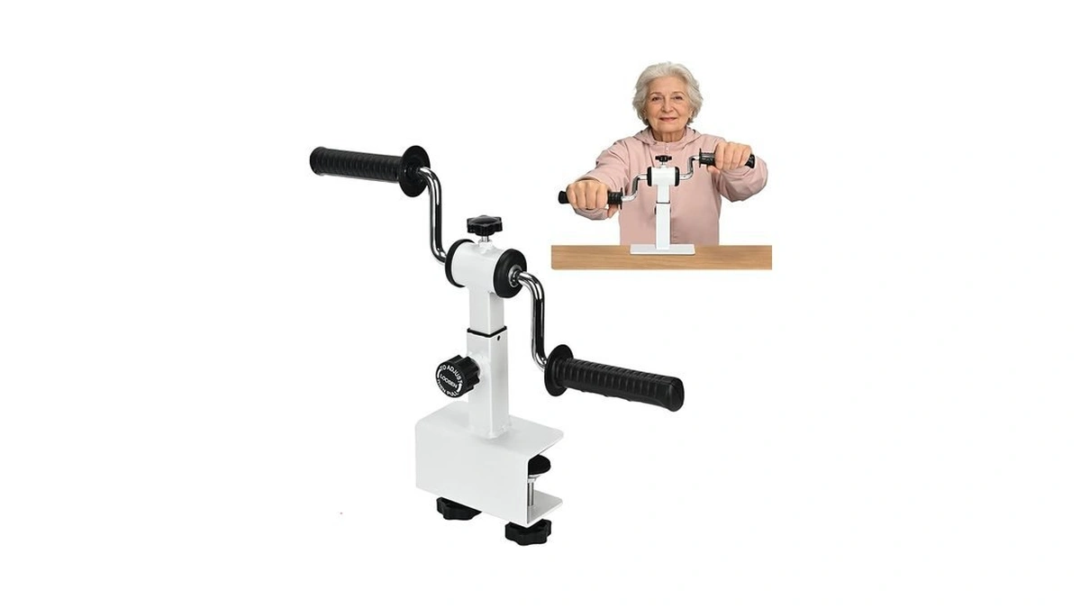 Arm Bike For Physical Therapy With Anti Slip, Desktop Clamp