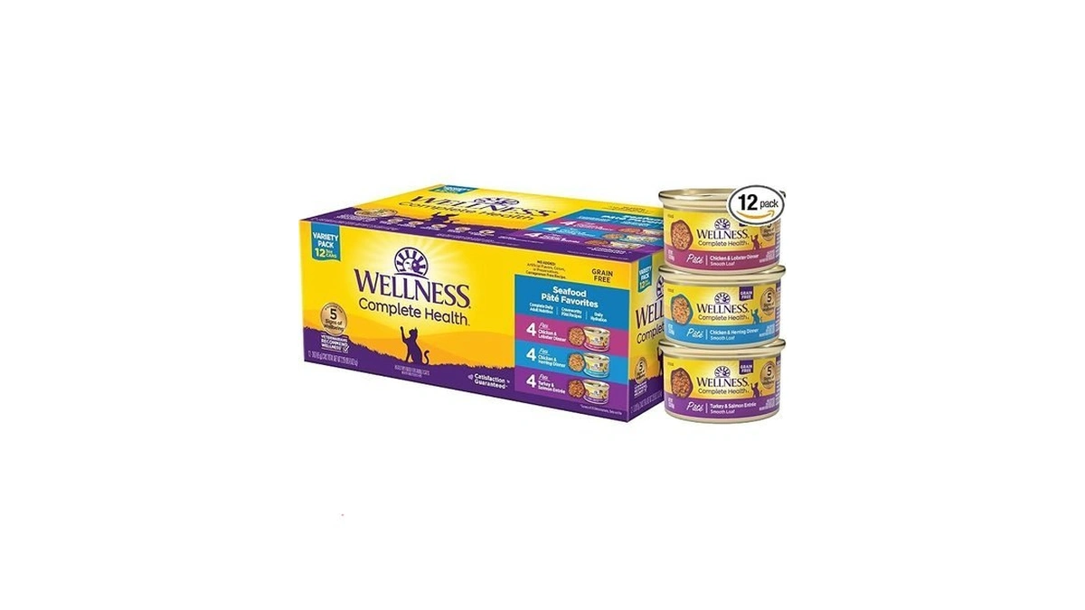 Wellness Complete Health Pate Variety Pack Adult Canned Wet Cat