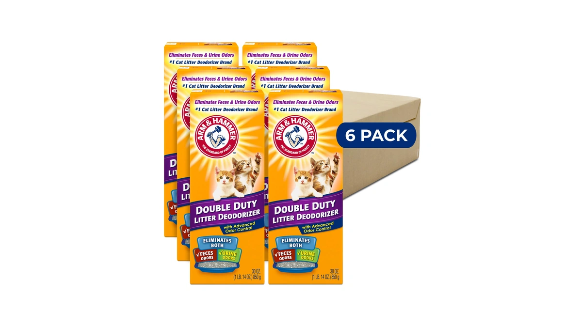 Arm & Hammer Cat Litter Deodorizer Double Duty, 30 Oz,
