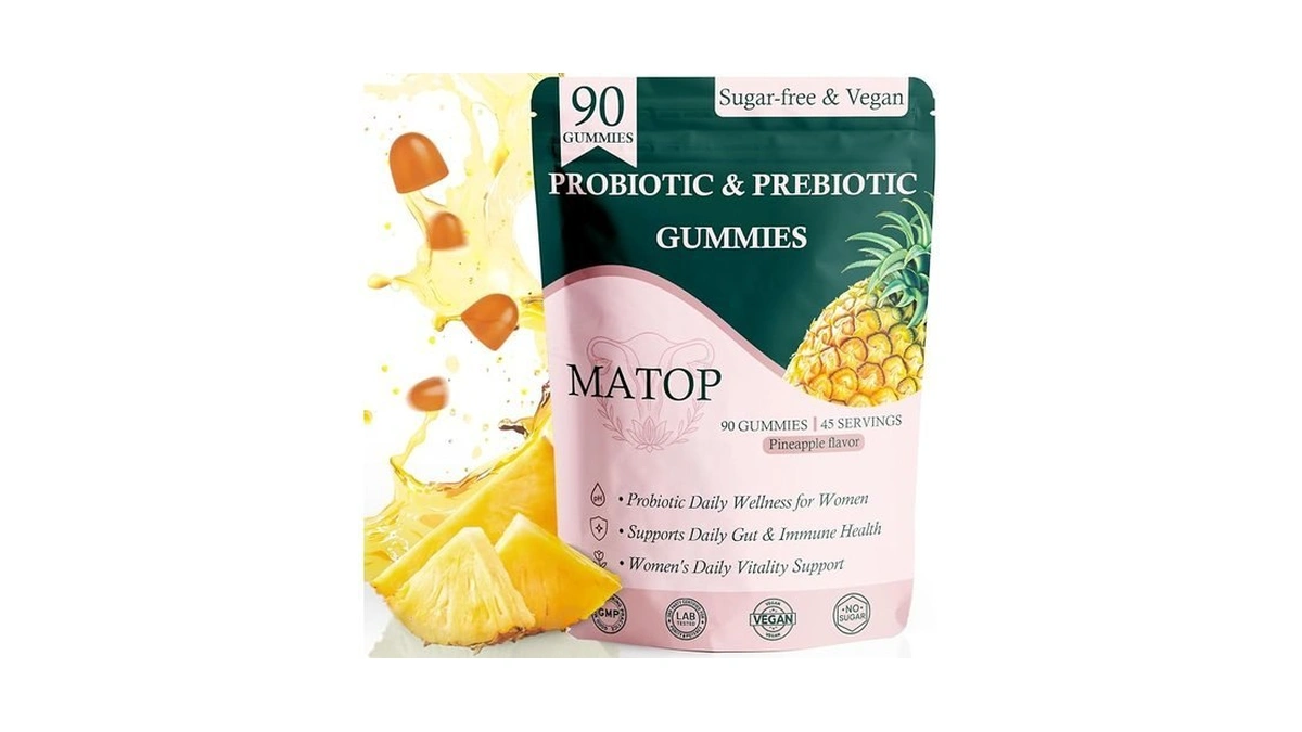 Matop Probiotic Prebiotic Ph Balance Gummies - Vaginal Health Gummies