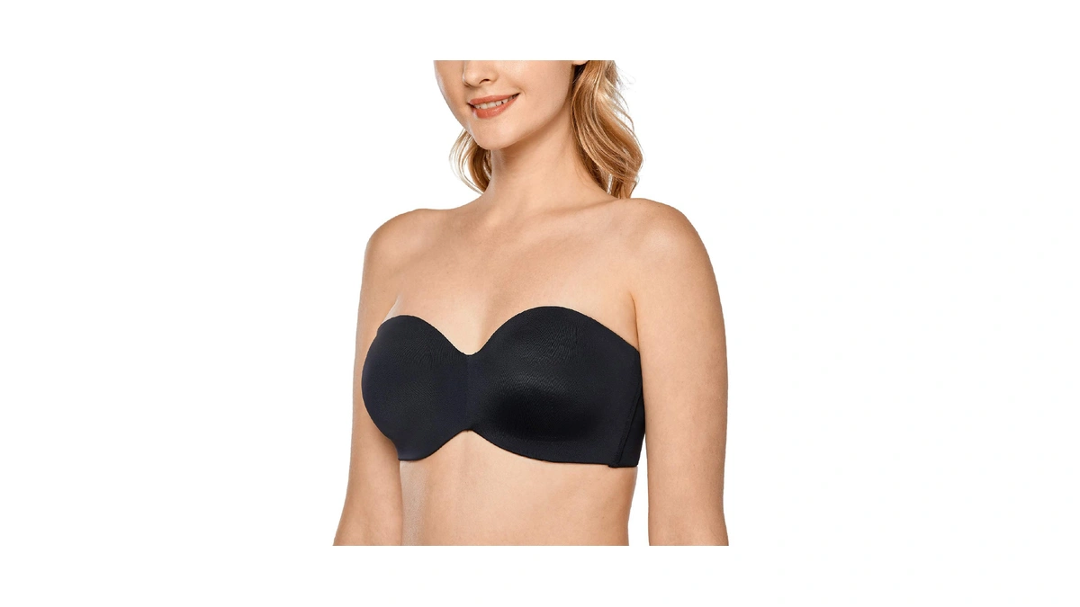 Amazon : Delimira Women's Strapless Unlined Minim