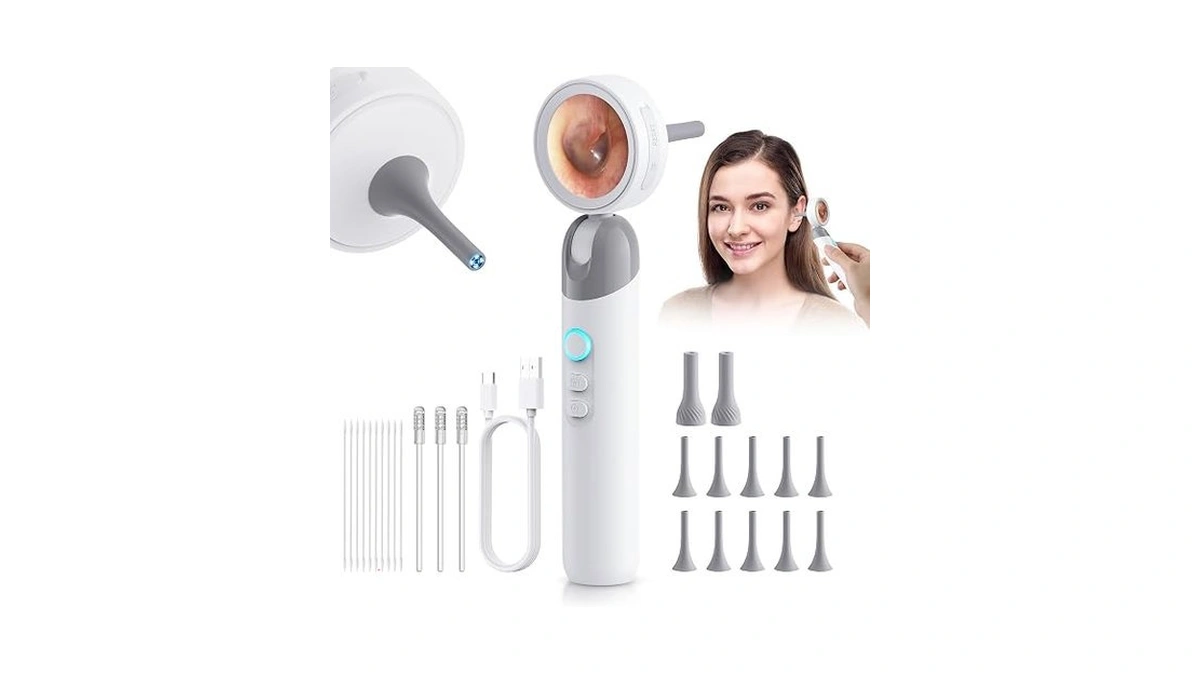 Aertnelz 1080p Hd Otoscope Ear Camera For Family, Medical Grade
