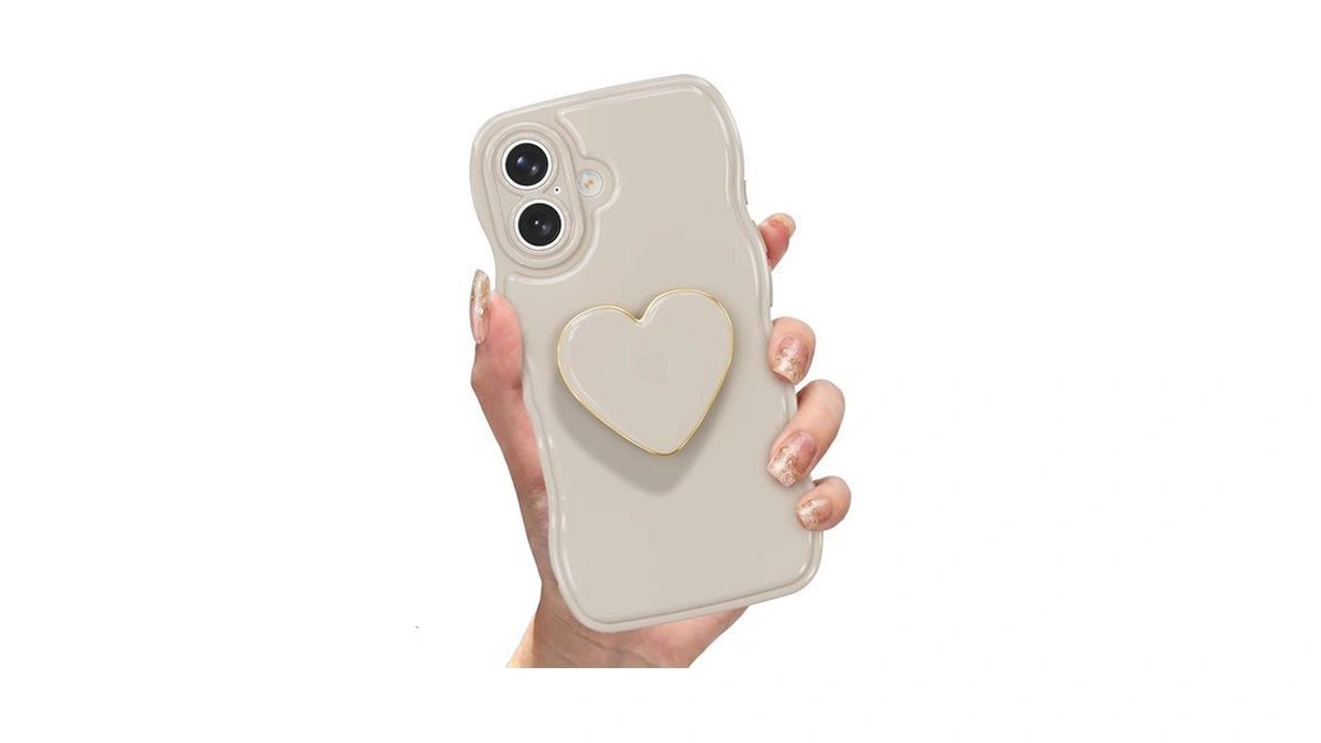 Aurorastar For Iphone 16 6.1" Case For Women, Wave Frame