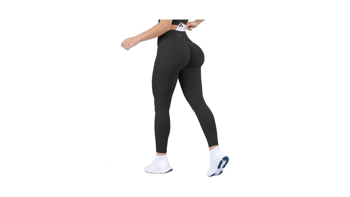 Riojoy Womens Buttery Seamless Yoga Leggings High Waisted Tummy Control