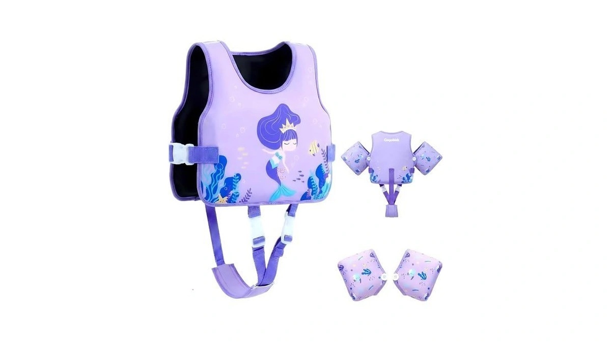 Gogokids 3-in-1 Kids Swim Vest For Toddlers Swimmies 2-3-4-5-6-12 Year,