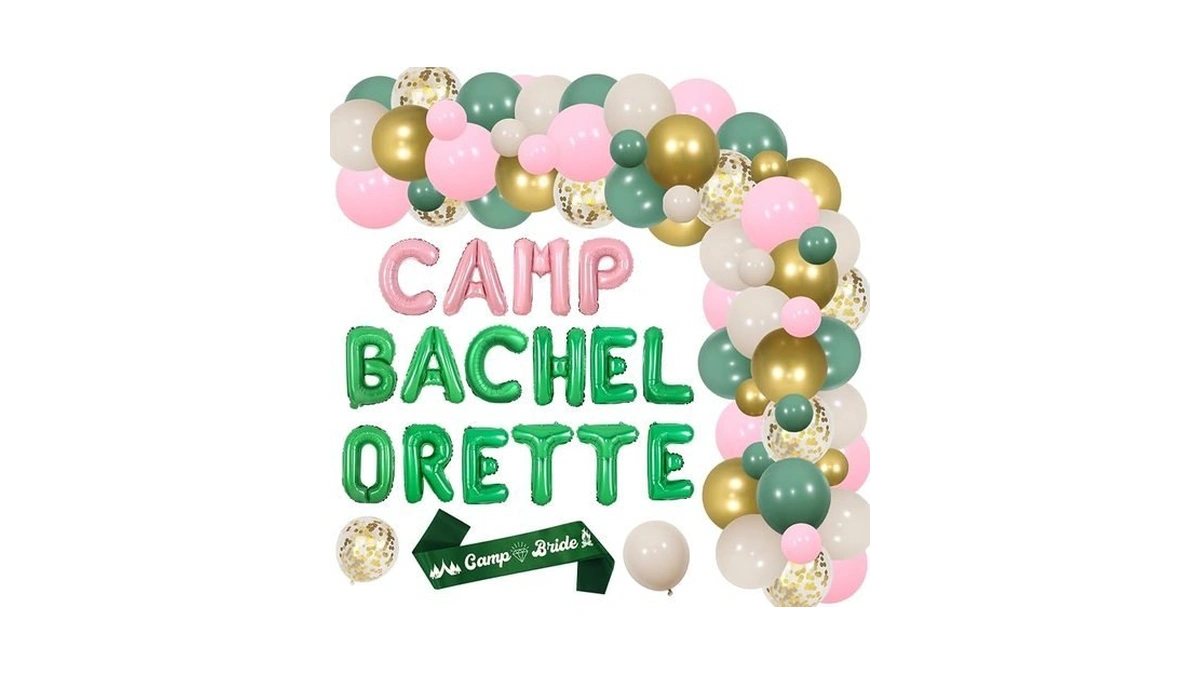 Amazon : Camp Bachelorette Party Decorations,gold