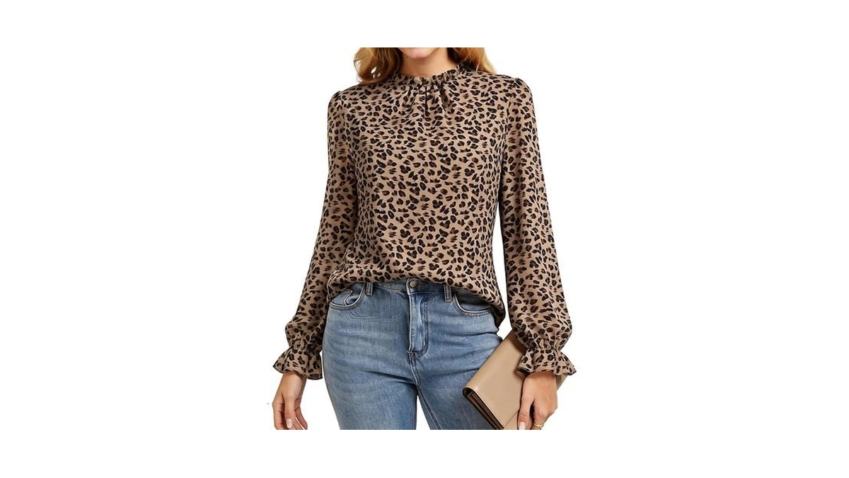 Belle Poque Womens Blouses Dressy Casual Business Casual Long Sleeve