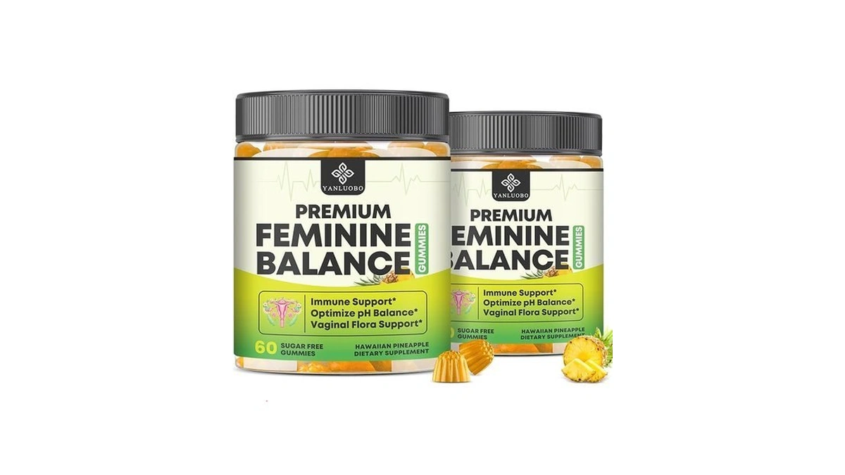 Yanluobo Feminine Balance Probiotic Gummies - Women's Vaginal Health Support