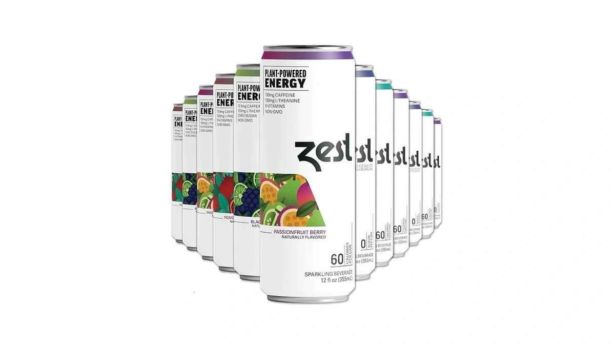 Zest Clean Energy Drinks Variety Pack – 3 Flavors –