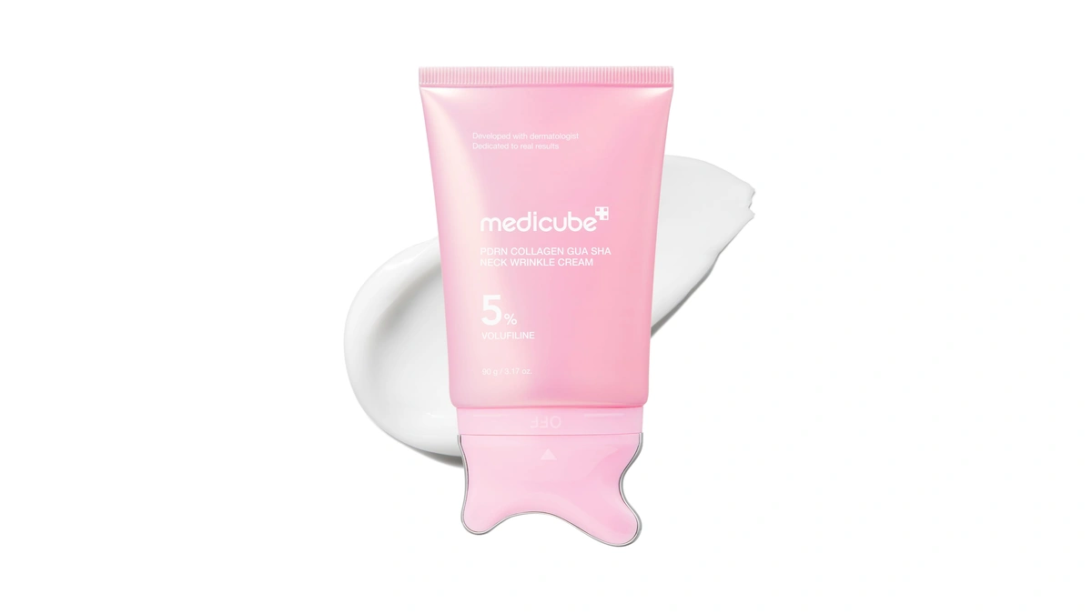 Medicube Pdrn Collagen Gua Sha Neck Wrinkle Cream | Built-in