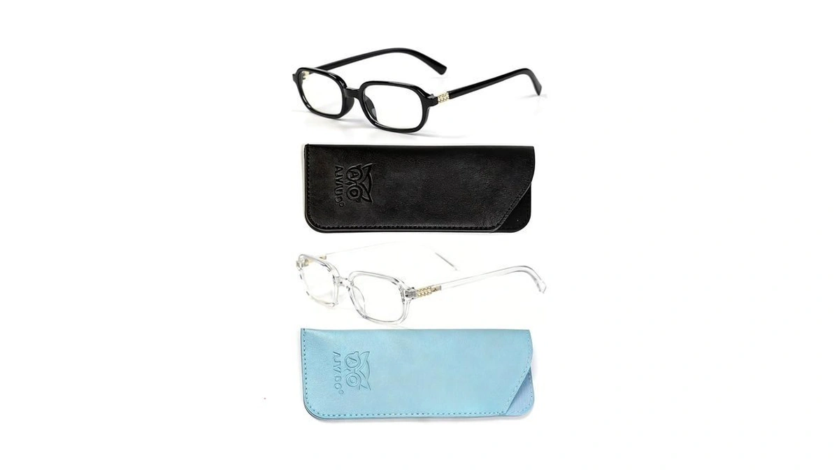 +2.5 Reading Glasses Women Men 2-pack Blue Light Blocking Lens