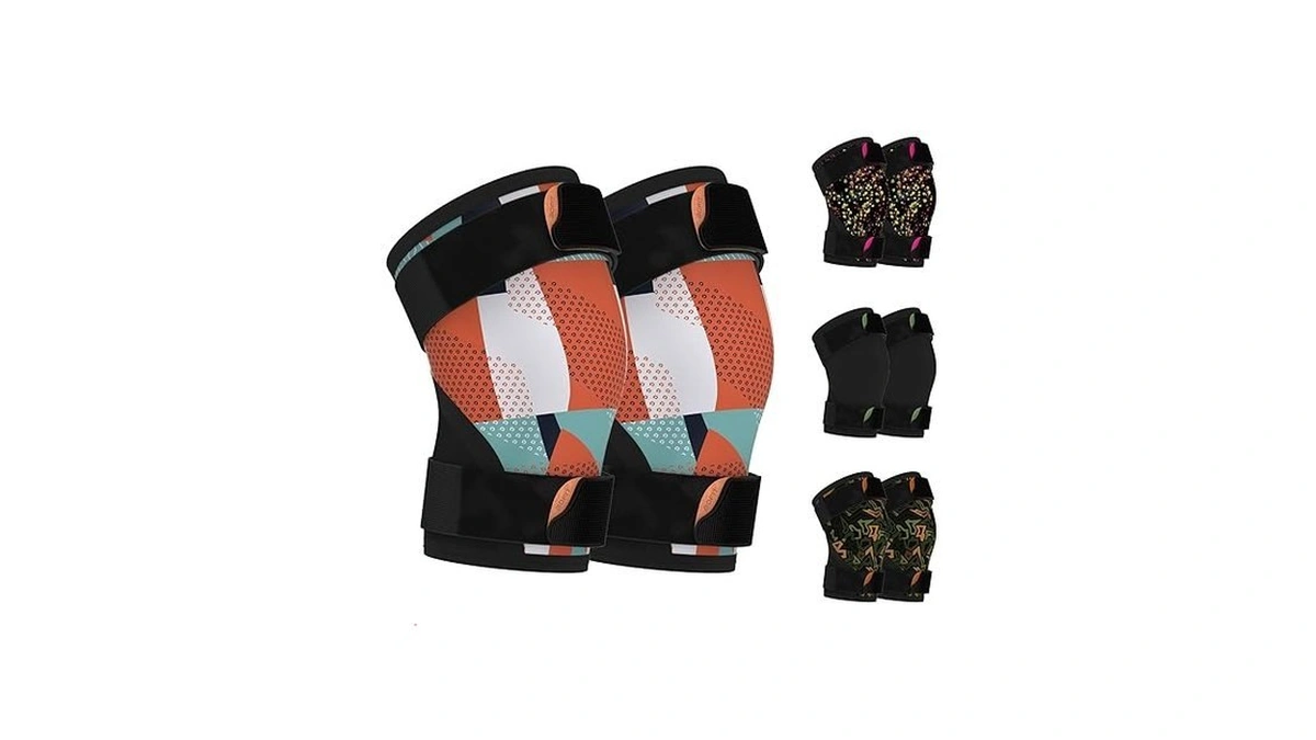 Aofit Knee Brace (1 Pair) Adjustable Strap 7mm Neoprene Knee