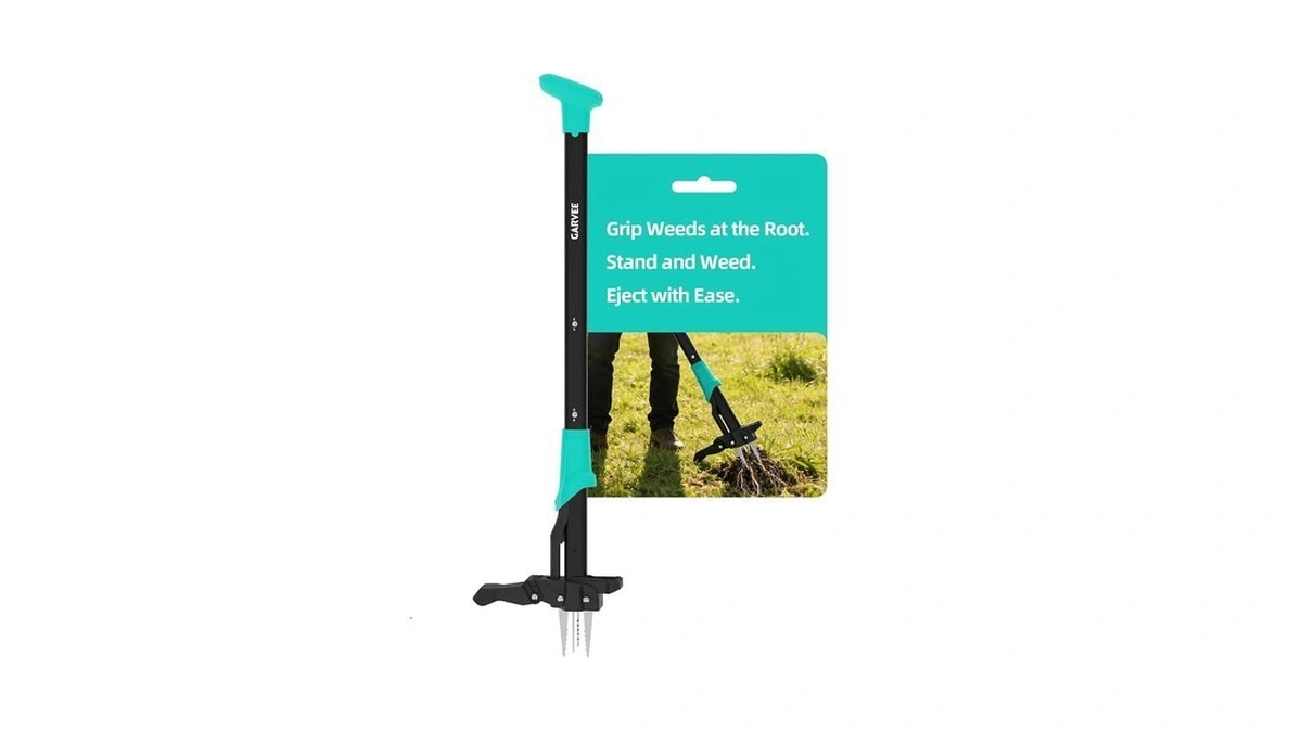 Garvee 40" Long Handle Stand Up Weed Puller - 4-claw
