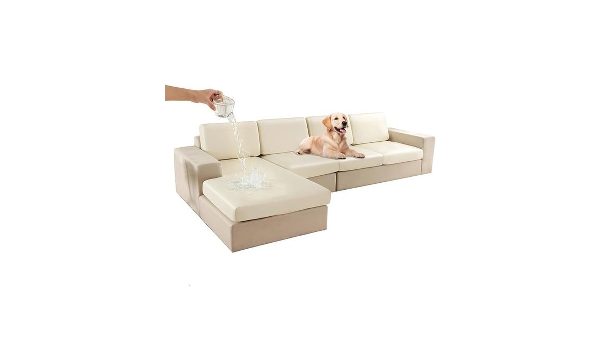 Uwwgkk Waterproof Couch Covers, Couch Cover With Chaise For Sectional