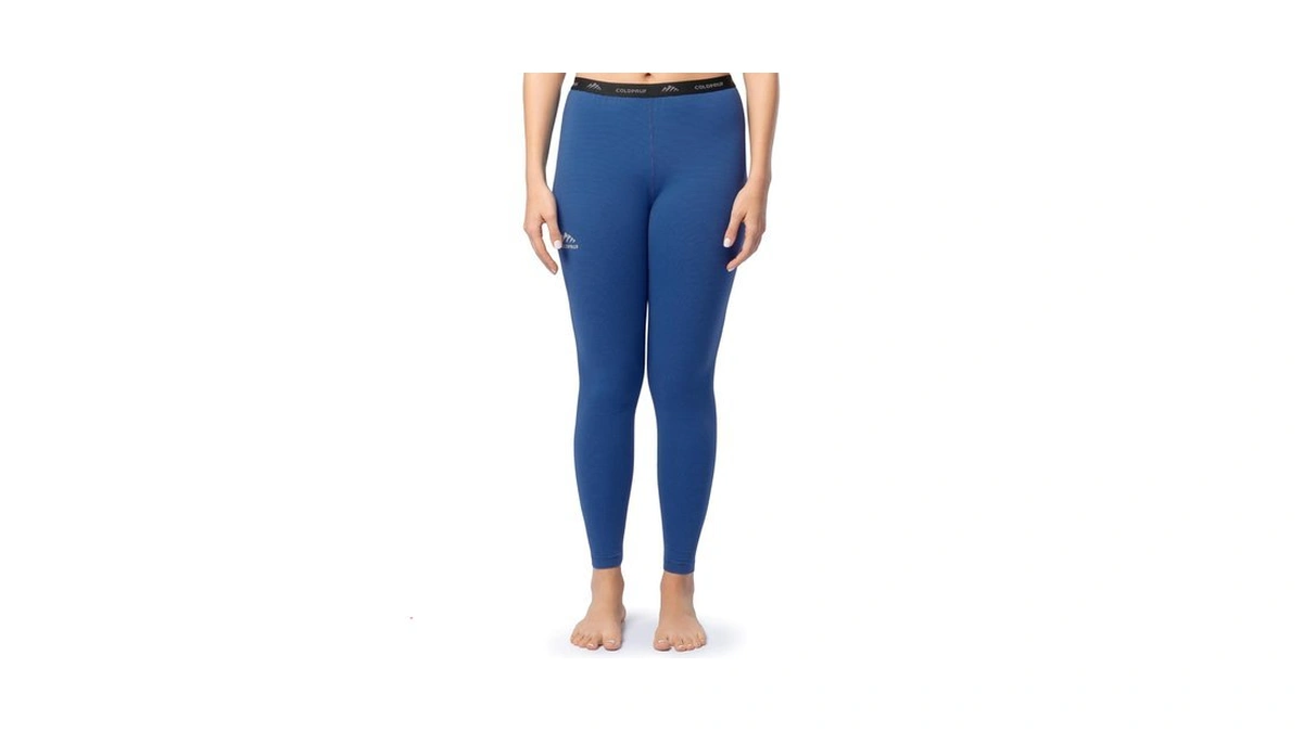 Coldpruf Women's Thermal Underwear Long Johns Leggings Bottom, Blue, X-large