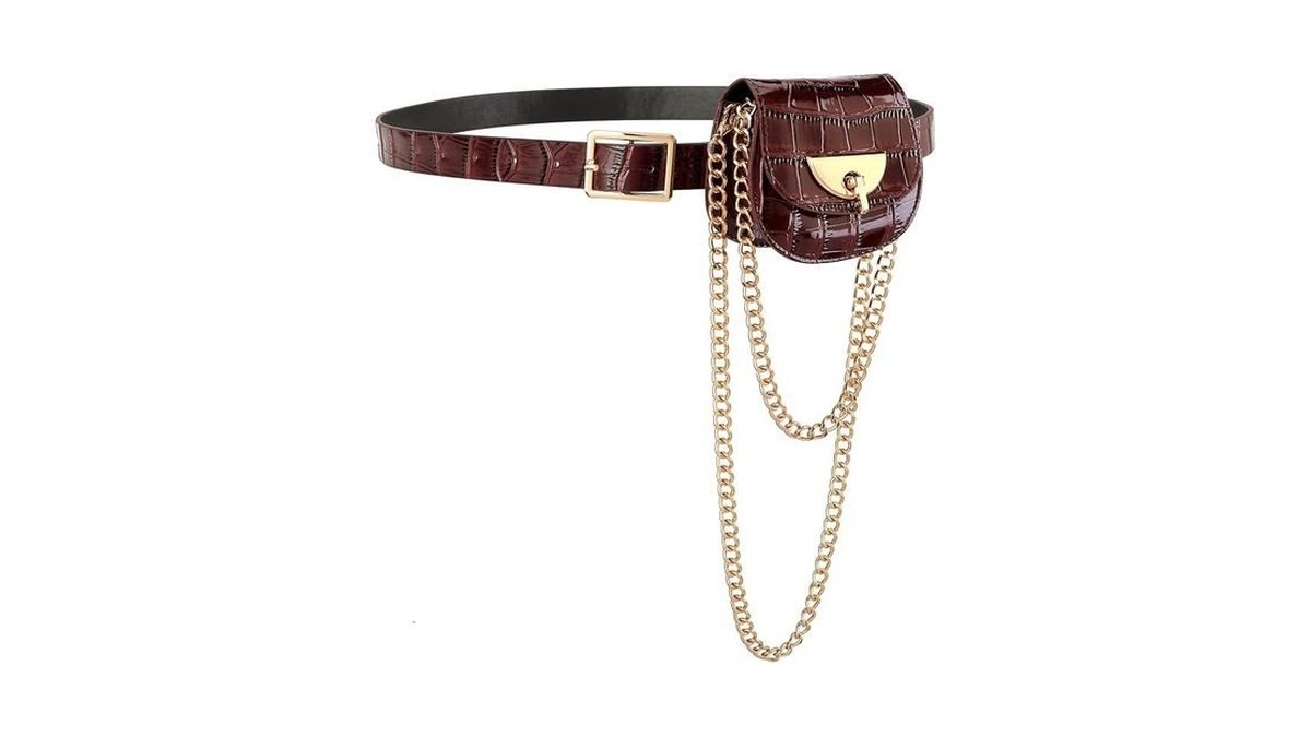 Women Fanny Waist Bag Pu Leather Belt Bag For Women