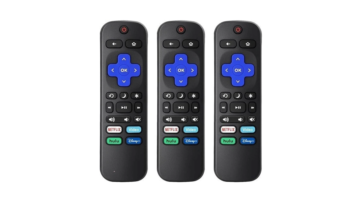 (3 Pack) Replacement Remote For Roku-tv-remote,compatible For All Onn-hisense-tcl-westinghouse-sharp-philips-element Roku