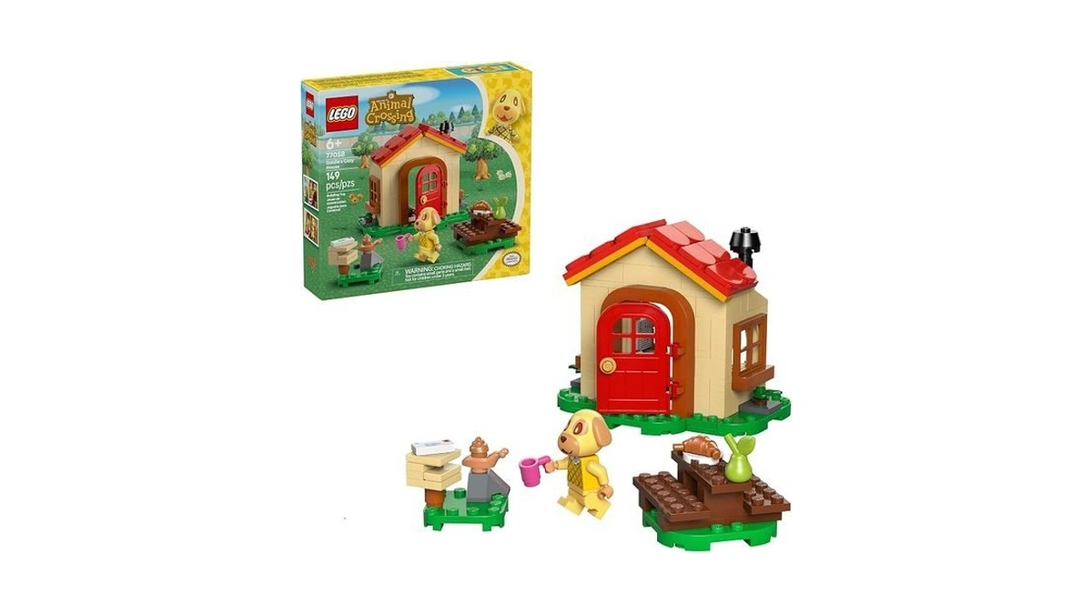 Lego Animal Crossing Goldie’s Cozy House Building Toy - Pretend