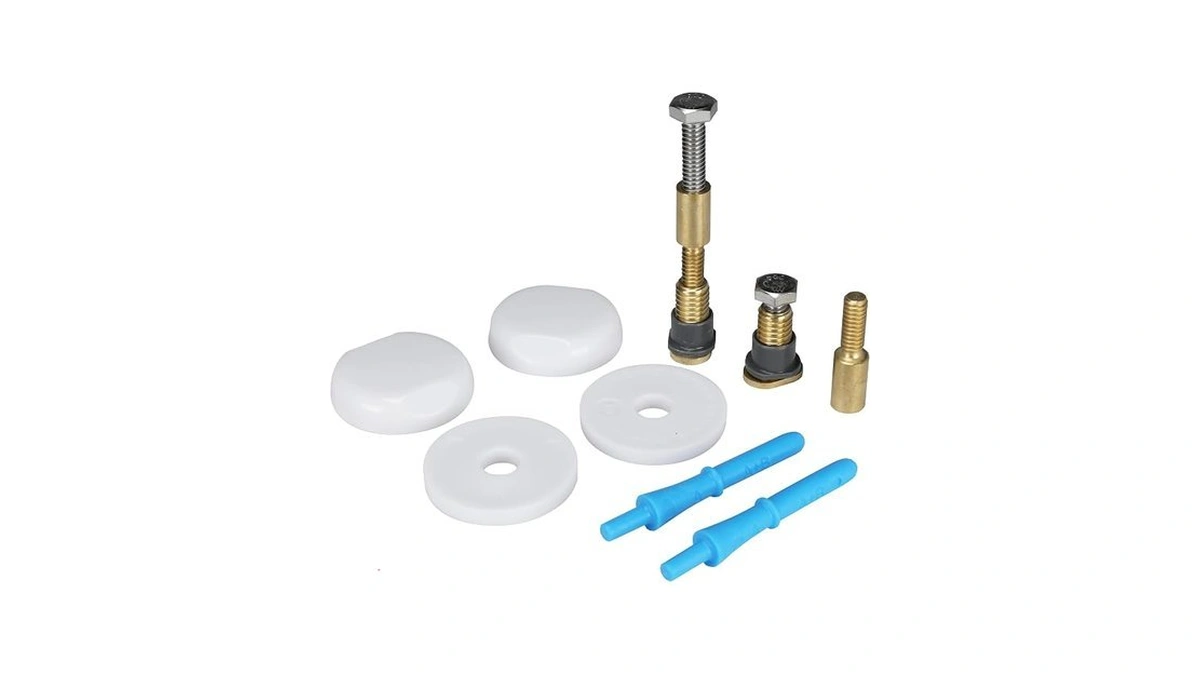 Danco Zero Cut Toilet Mounting Bolts, Adjustable Installation Screws, (10770)