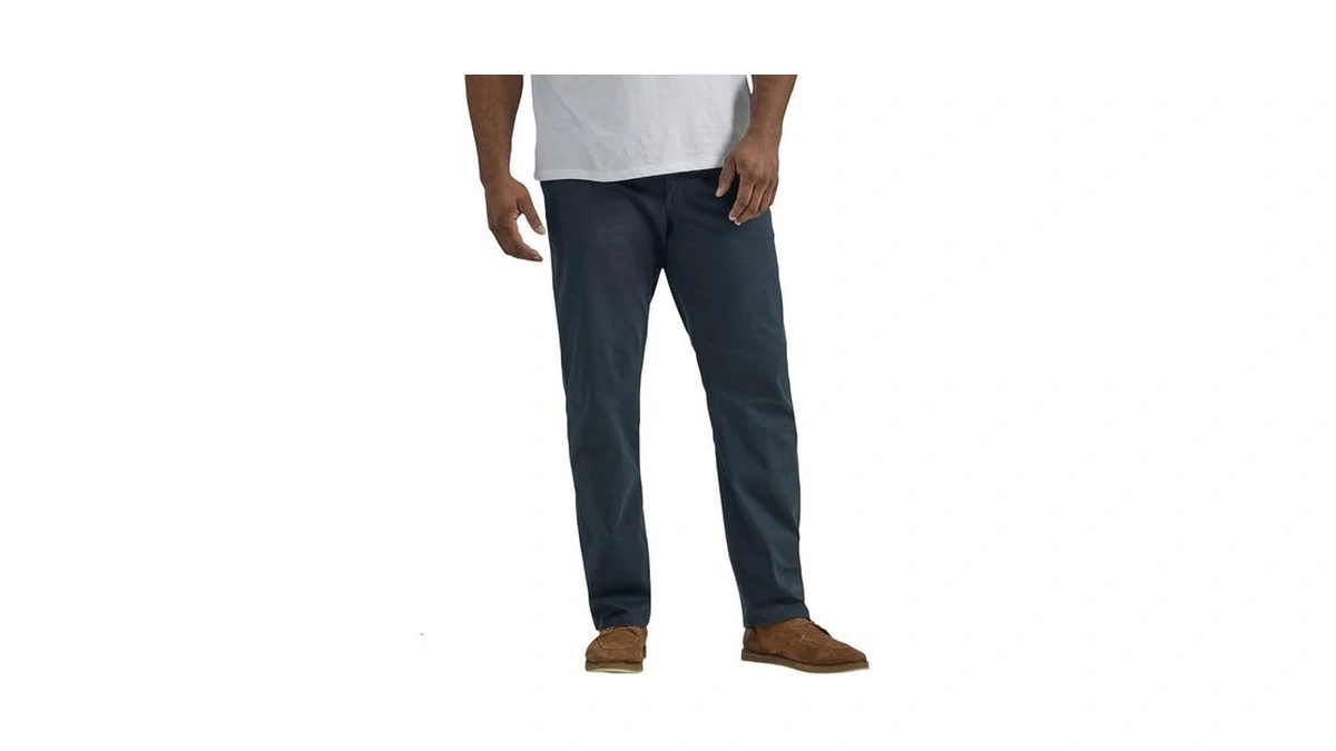 Lee Men's Big & Tall Extreme Motion Flat Front Regular