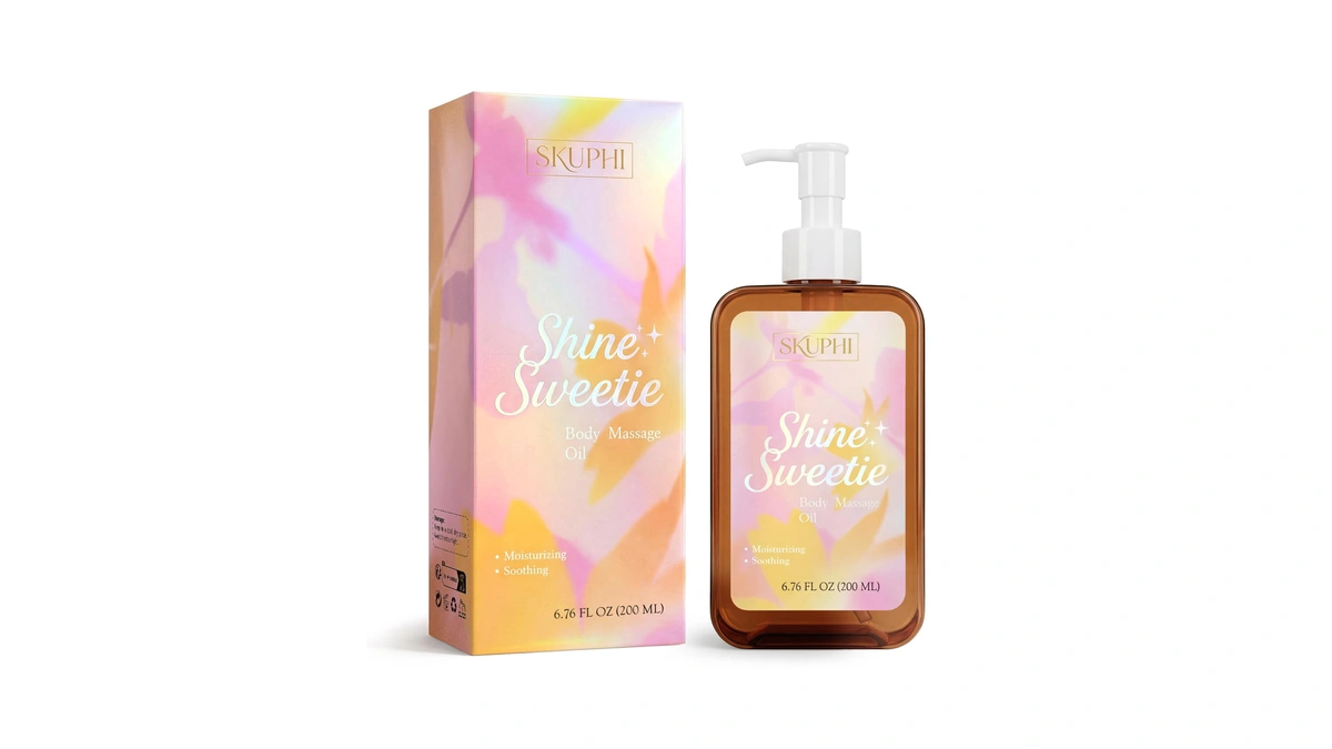 Skuphi Body Oil For Massage, Lightweight Non Greasy Massage Oil