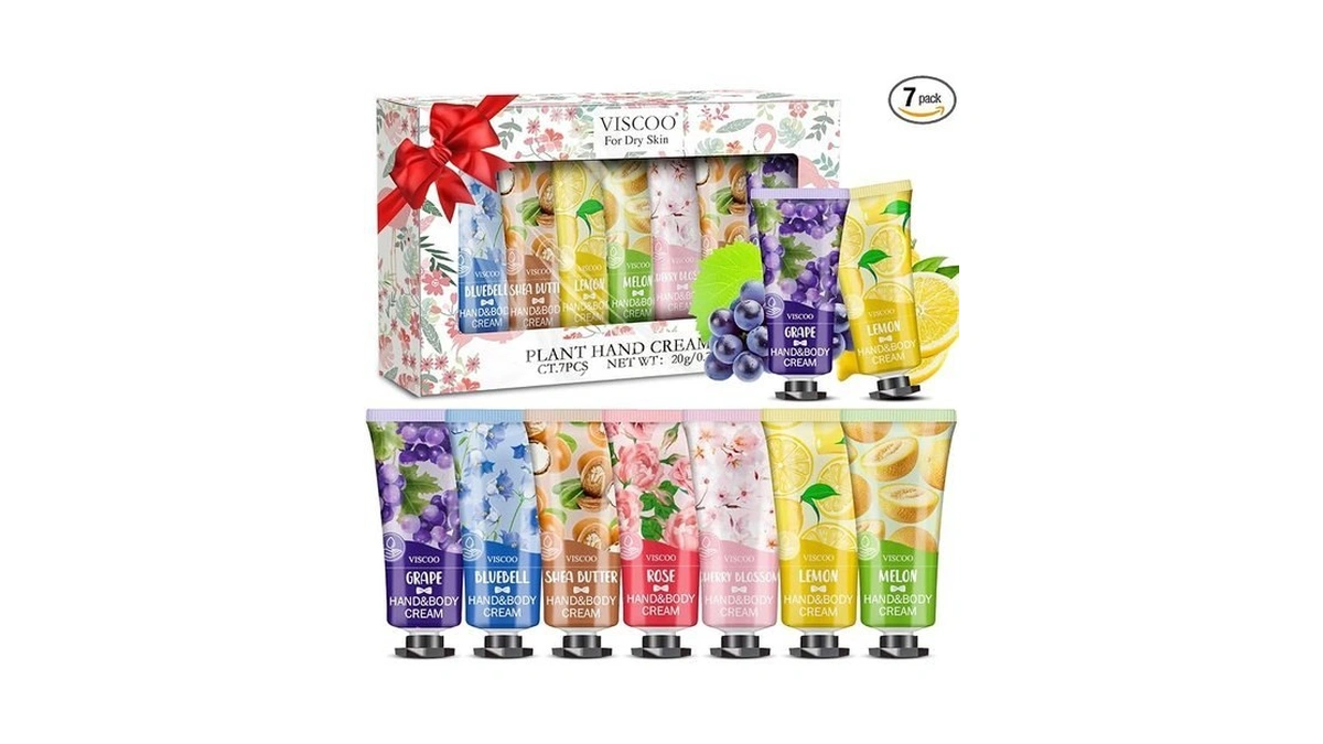 Viscoo 7 Pack Hand Cream Gifts Set For Women, Teacher